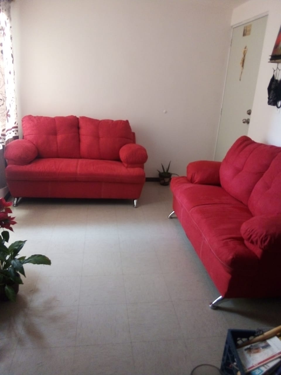 SALA DEPARTAMENTAL LUNA 2 PIEZAS CON TABURETE ✨PAGO SEMANAL $295✨