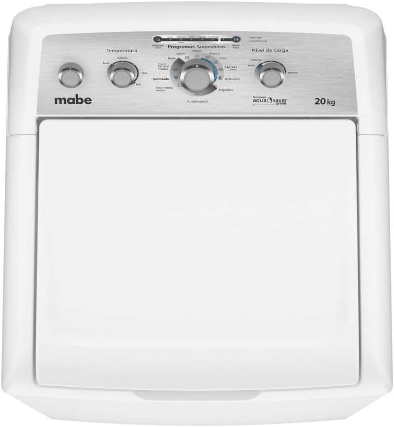 LAVADORA MABE 20KG AQUA SAVER GREEN ✨PAGO SEMANAL $220✨