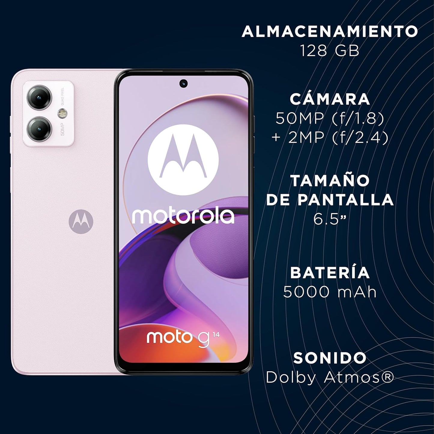 MOTOROLA MOTO G14 4+128GB ✨PAGO SEMANAL 105✨