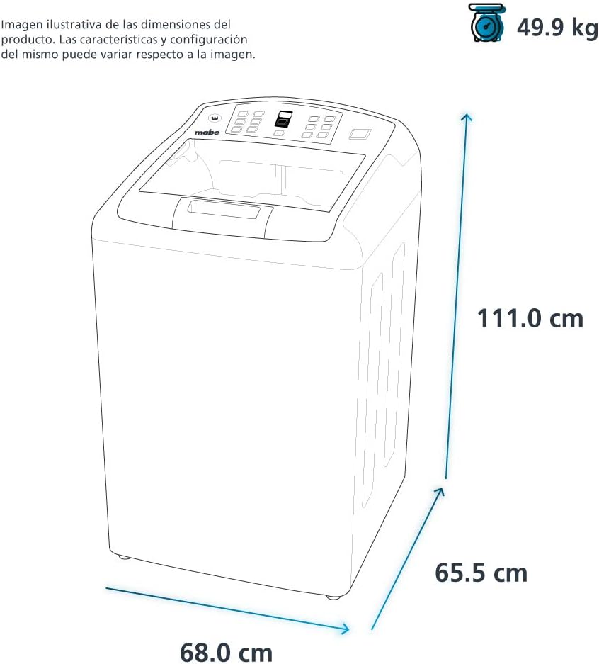 LAVADORA MABE 20KG AQUA SAVER GREEN ✨PAGO SEMANAL $220✨