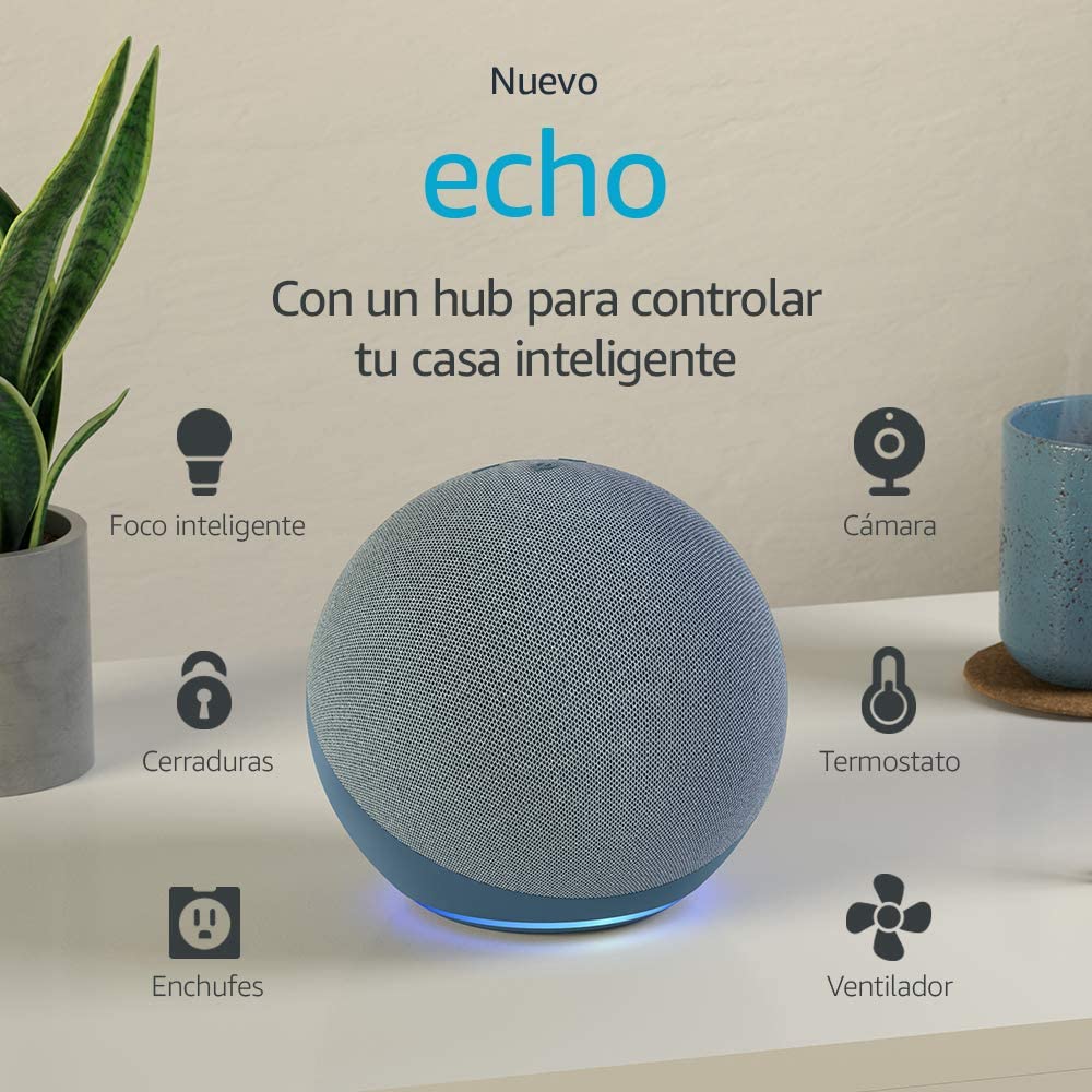 BOCINA INTELIGENTE ALEXA AMBIENTAL *GRANDE*