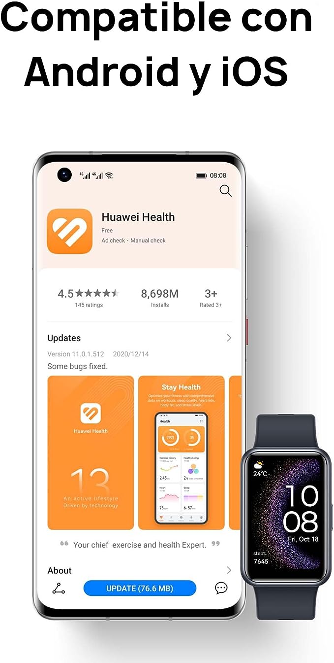 SMARTWATCH HUAWEI FIT ELEGANT *PAGO SEMANAL $80*