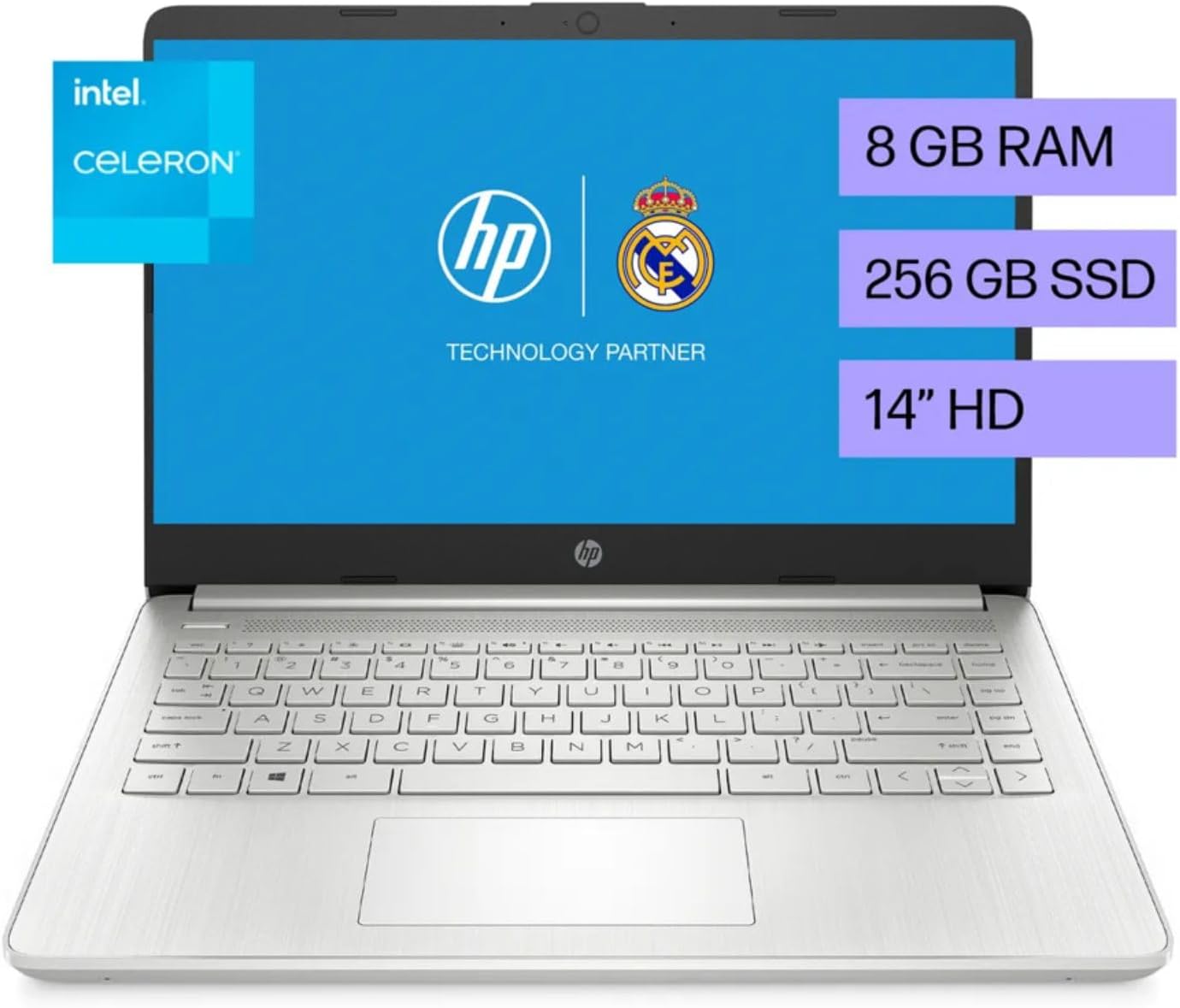 LAPTOP HP 14" 8GB RAM+512GB INTEL CELERON 💻