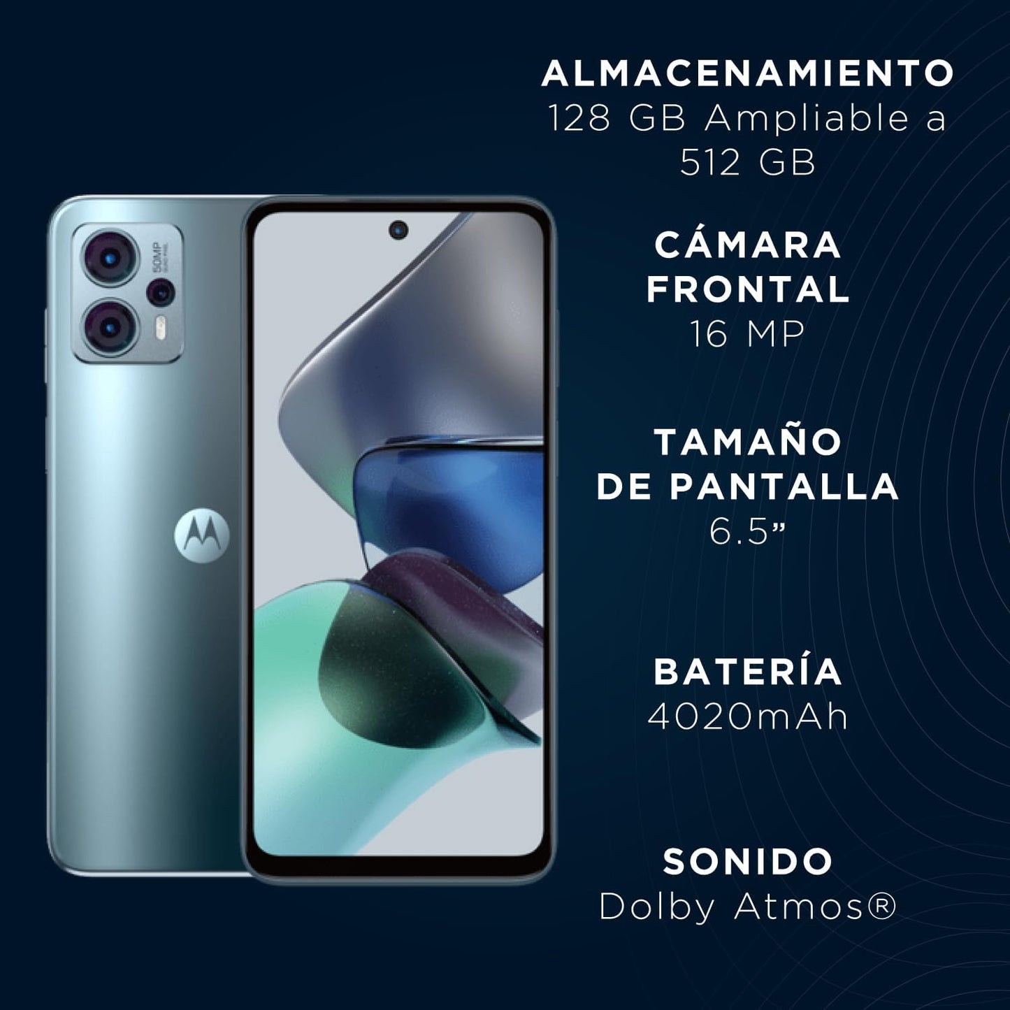 MOTOROLA MOTO G23 4+128GB ✨PAGO SEMANAL $115✨