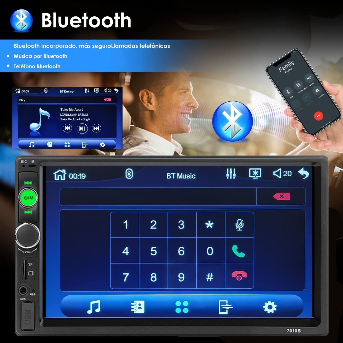 AUTOESTEREO PANTALLA TÁCTIL
