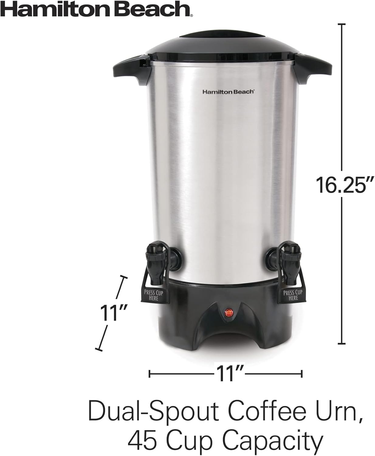 CAFETERA HAMILTON BEACH 45 TAZAS DOBLE DISPENSADOR ✨PAGO SEMANAL $45✨