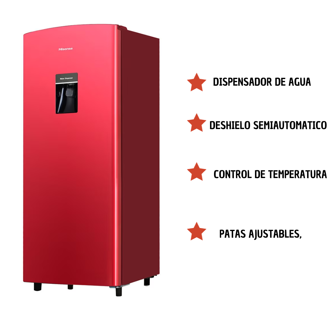 REFRIGERADOR HISENSE 7 Pies SEMIAUTOMATICO ✨ PAGO SEMANAL $145✨ GRIS O ROJO