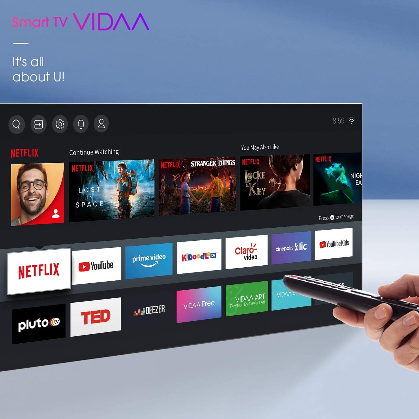 PANTALLA HISENSE 32" SMARTV