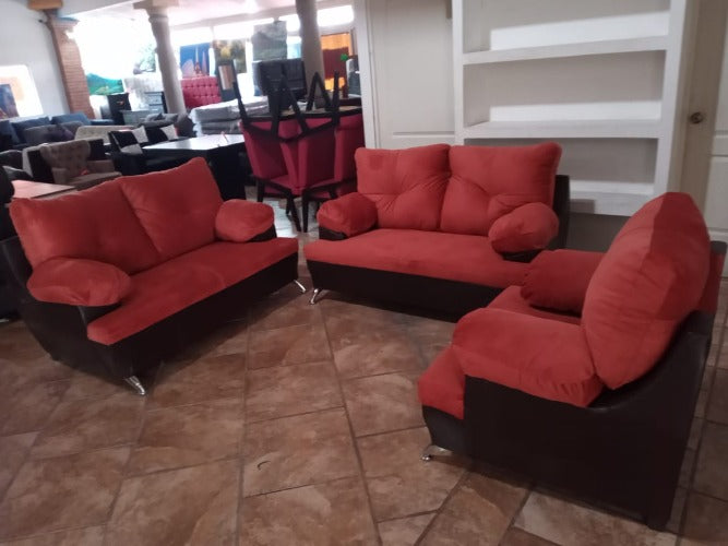 SALA DEPARTAMENTAL LUNA 3 PIEZAS ✨PAGO SEMANAL $325✨