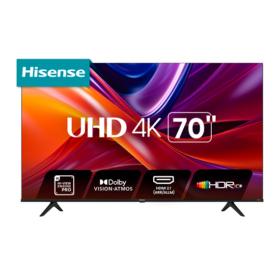 PANTALLA HISENSE 70" 4K UHD SMART