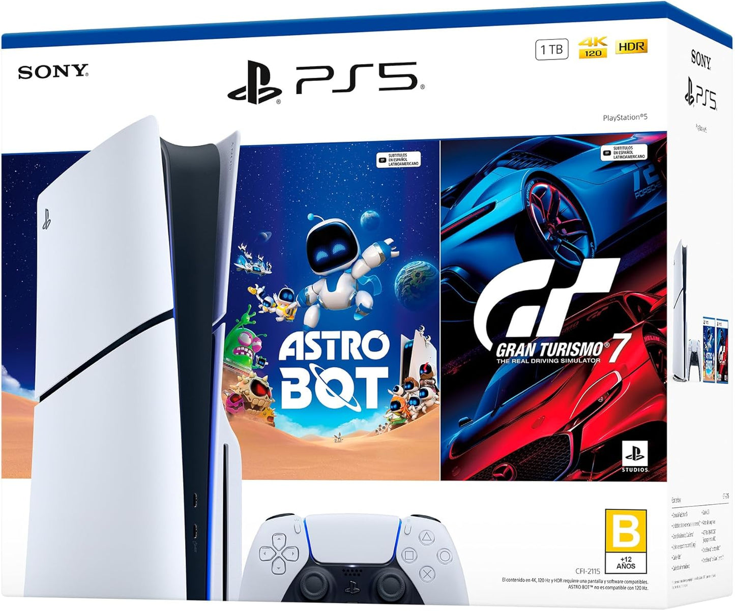 CONSOLA PLAYSTATION 5 CON LECTOR DE DISCOS ASTRO BOT y Gran Turismo 7 ✨PAGO SEMANAL $255✨