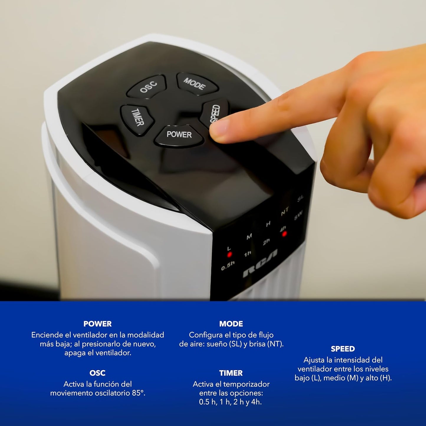 VENTILADOR DE TORRE RCA 3 VELOCIDADES 🔥PAGO SEMANAL $50.00🔥