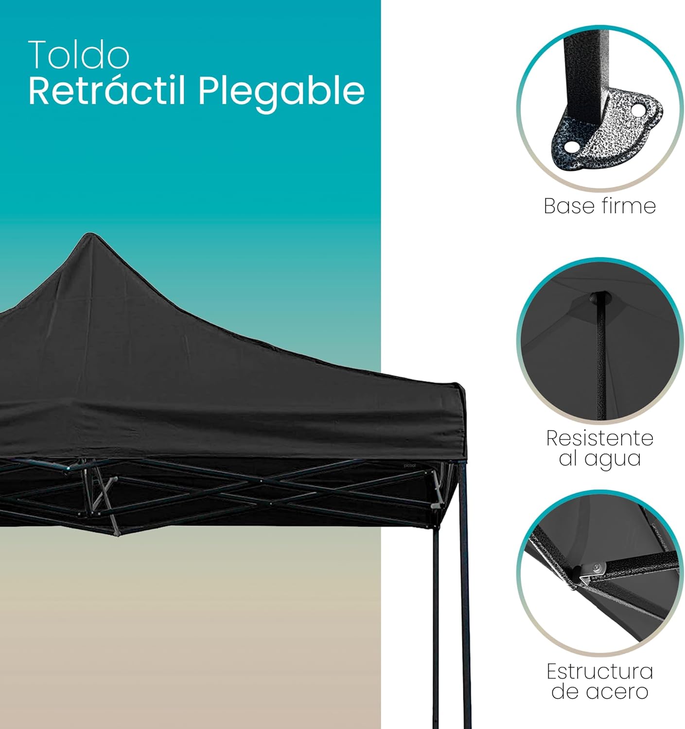 Toldo Retractil Exterior 3X3 MTS