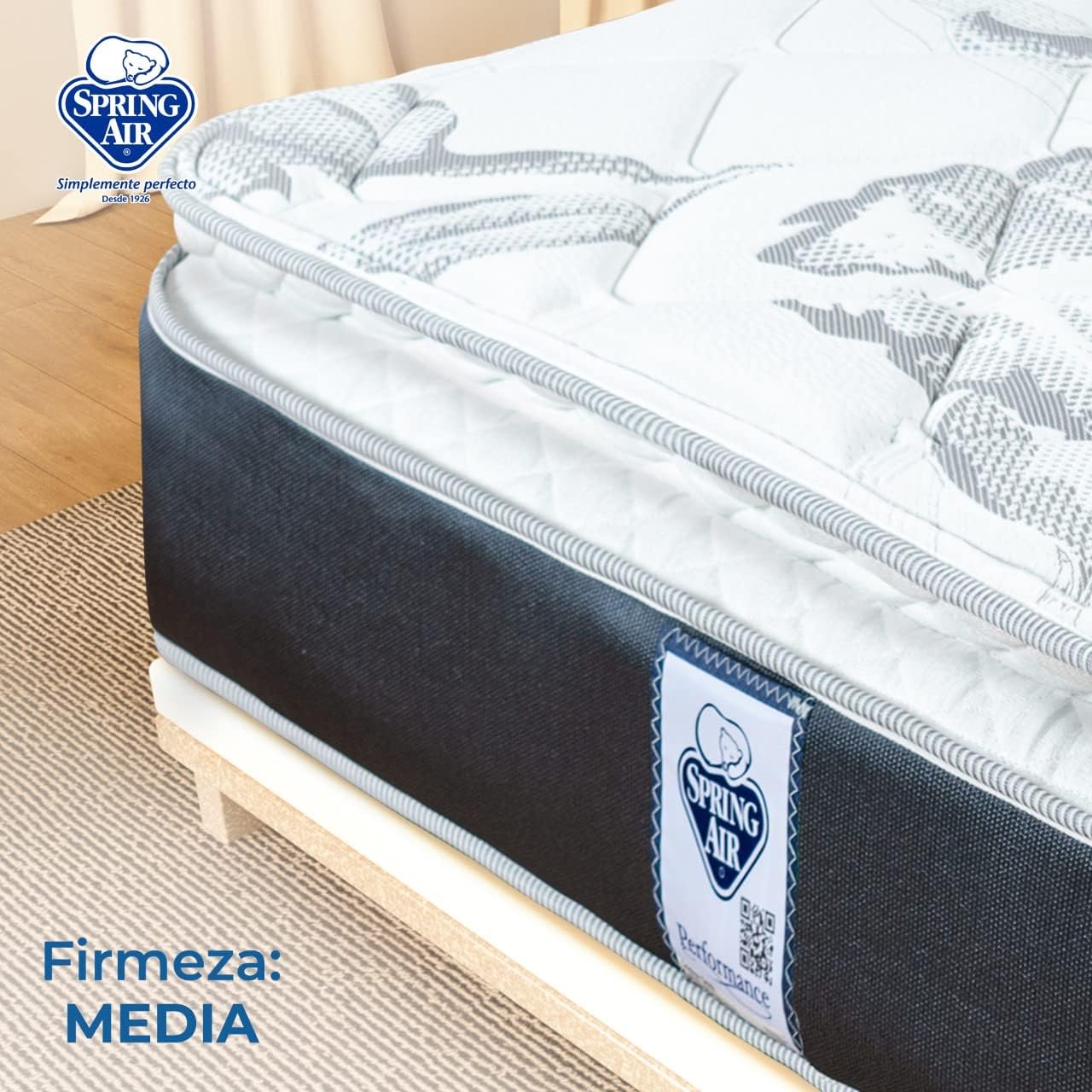 COLCHON KING SIZE SPRING AIR CONFORT MEDIO ✨PAGO SEMANAL $205✨