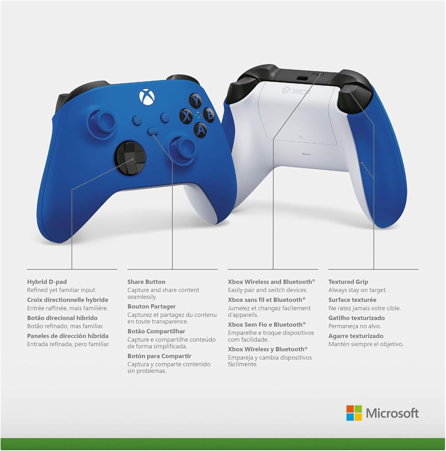 CONTROL XBOX ONE SERIES "S" EDICION ESPECIAL AZUL ✨PAGO SEMANAL $60✨