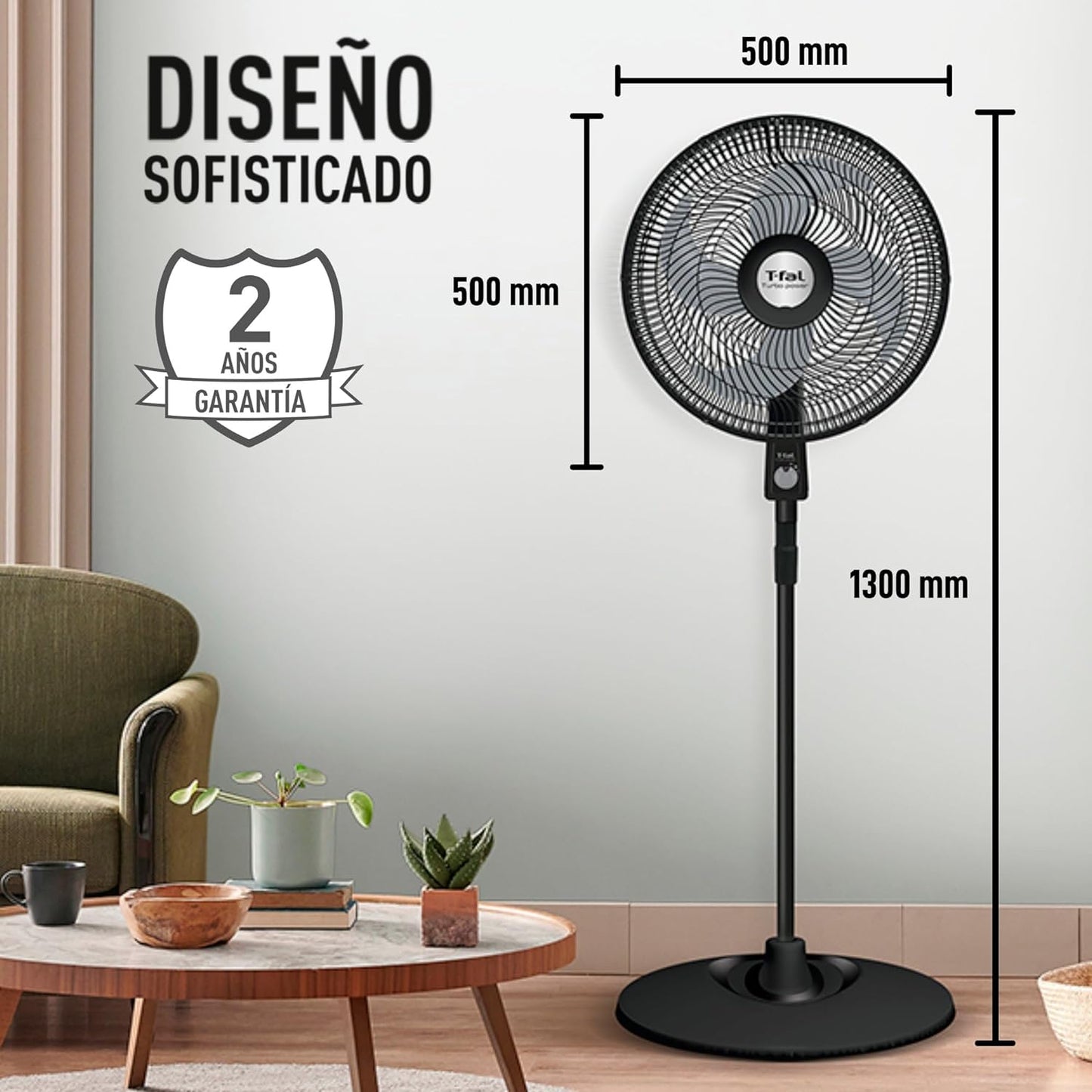 VENTILADOR DE PEDESTAL T-FAL TURBO POWER 18" 🔥PAGO SEMANAL $55.00🔥