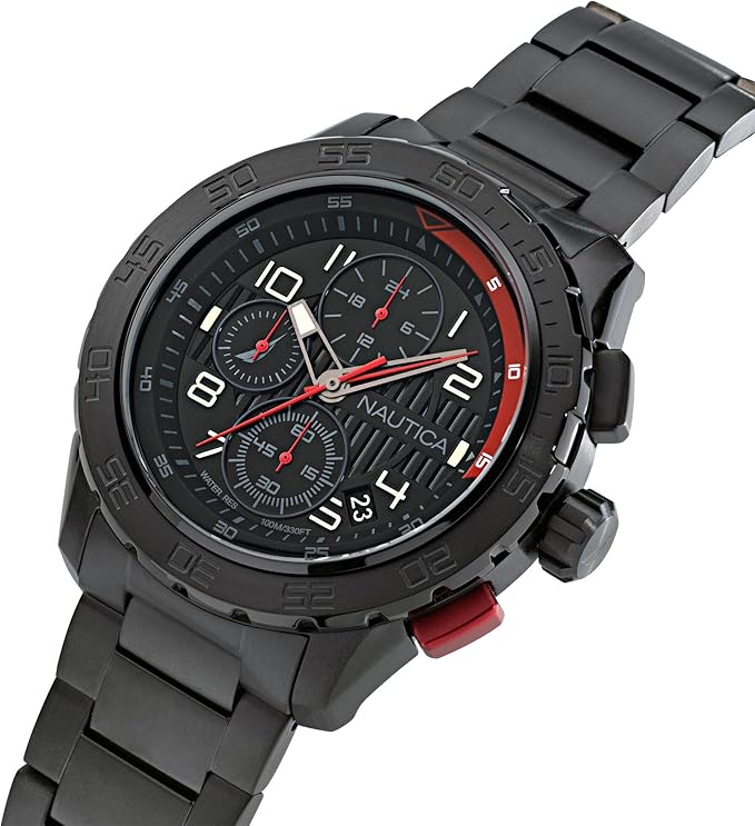 RELOJ NAUTICA 47mm CABALLERO ACERO INOXIDABLE ✨PAGO SEMANAL $90✨