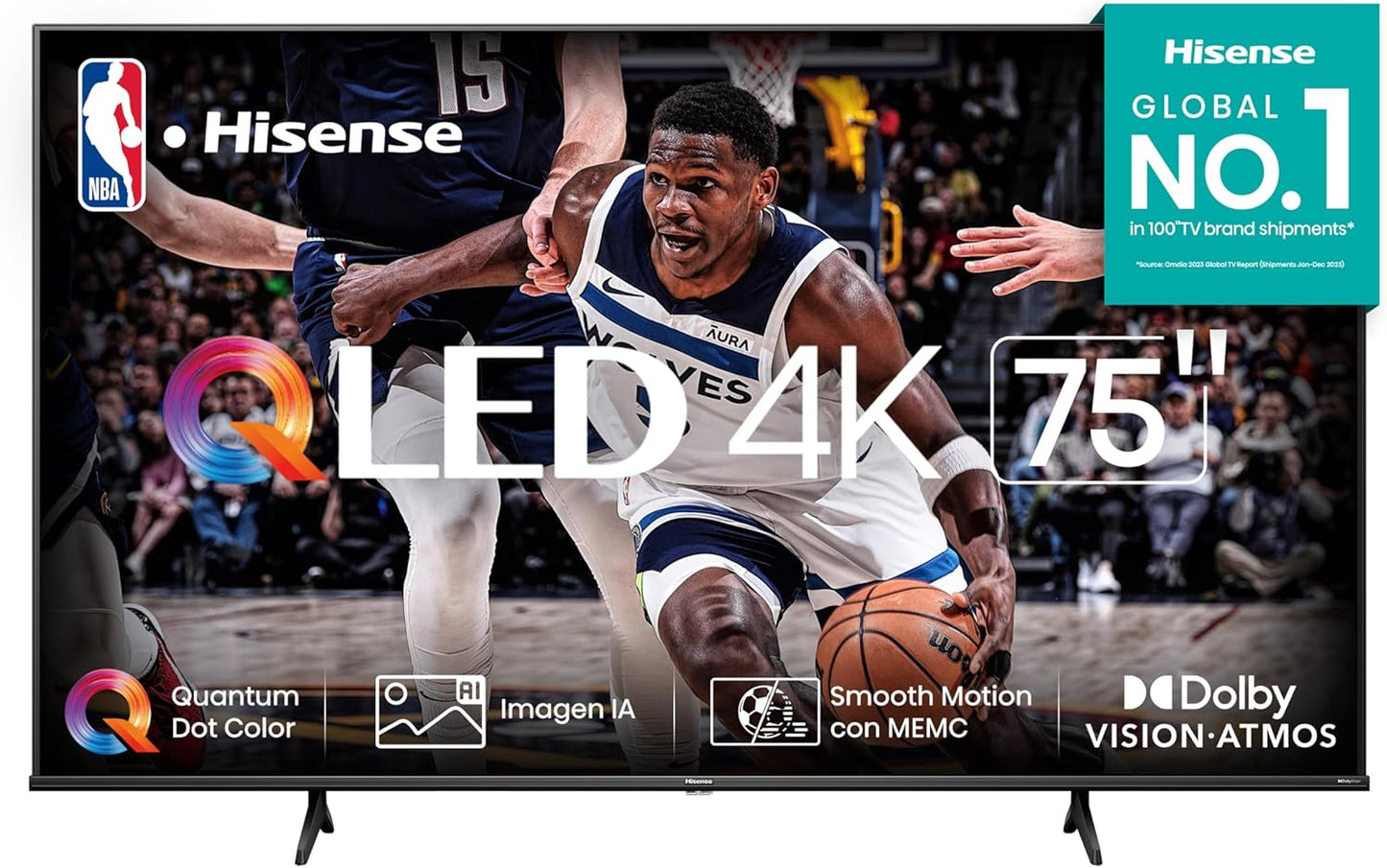 PANTALLA HISENSE 75" 4K SMART TV 🔥PAGO SEMANAL $320