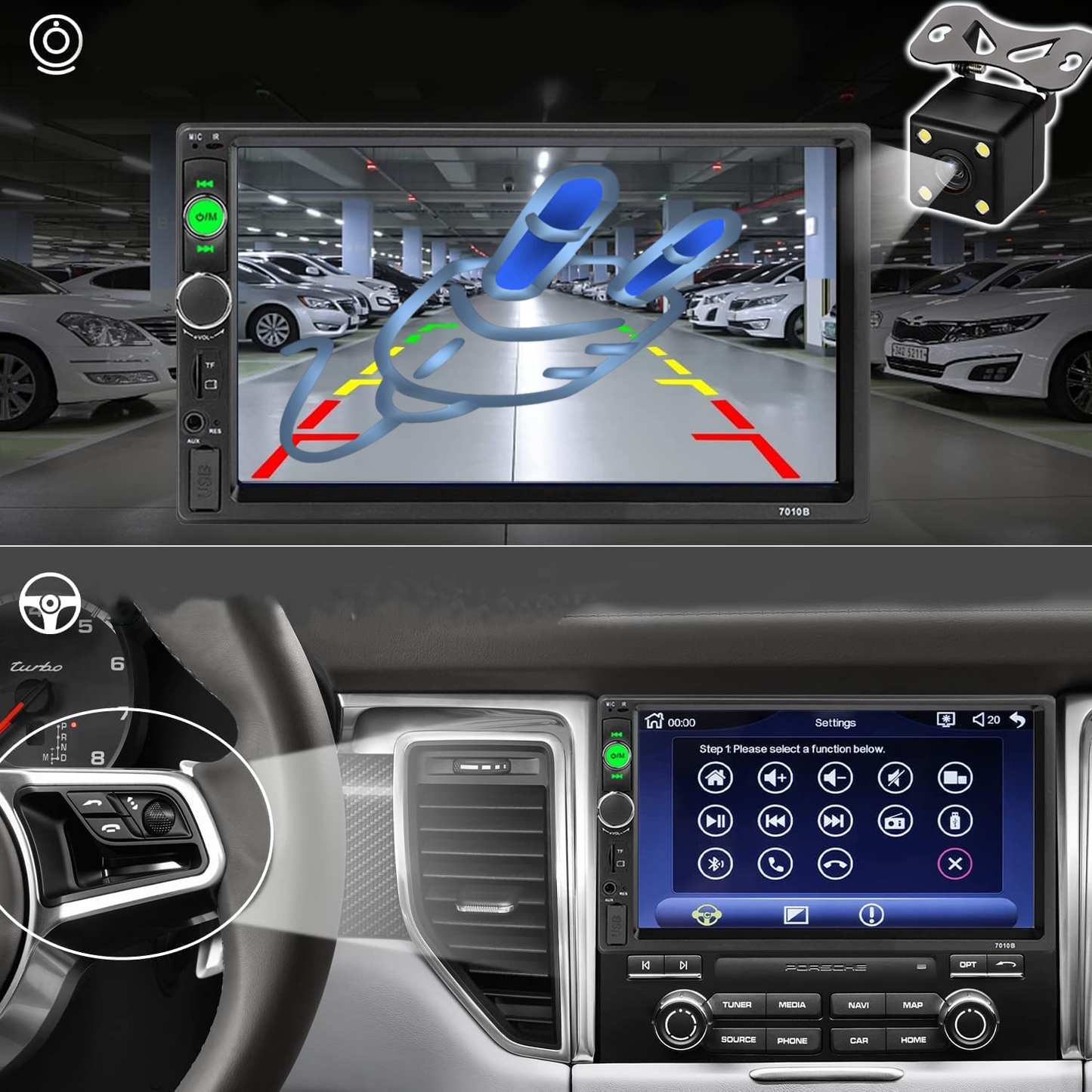 AUTOESTEREO PANTALLA TÁCTIL