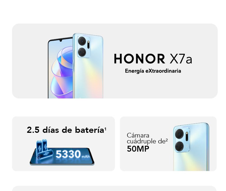 HONOR X7A 6+128GB ✨PAGO SEMANAL $100✨