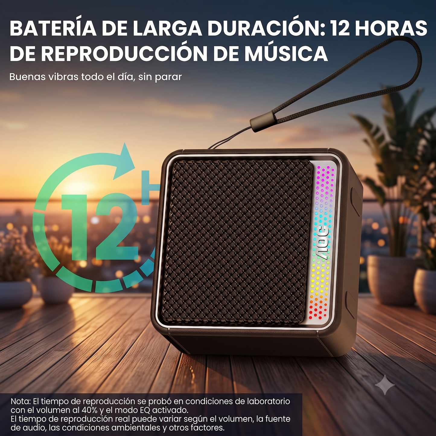 BOCINA AOC Bluetooth Portatil 10W ✨PAGO SEMANAL $30✨