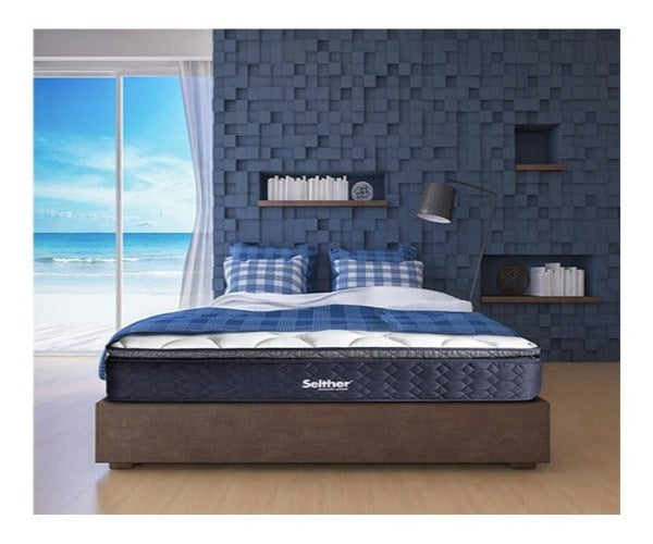 COLCHON KING SIZE SELTHER ANTIBACTERIAL 🔥PAGO SEMANAL $210🔥