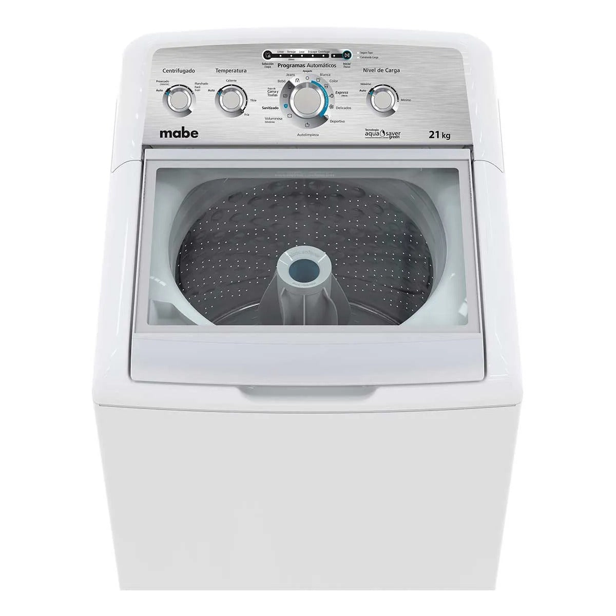 LAVADORA MABE AQUA SAVER GREEN AUT. DE 21KG