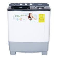LAVADORA SEMIAUTOMÁTICA DOBLE TINA HISENSE 11KG.