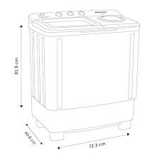 LAVADORA SEMIAUTOMÁTICA DOBLE TINA HISENSE 11KG.