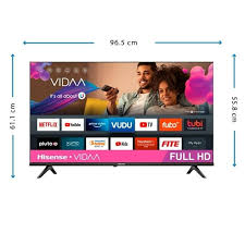 PANTALLA HISENSE 43" 4K SMARTV 🔥PAGO SEMANAL $120🔥