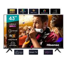 PANTALLA HISENSE 43" 4K SMARTV 🔥PAGO SEMANAL $120🔥