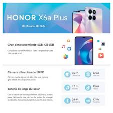 HONOR X6A PLUS 6+256GB ✨PAGO SEMANAL $115✨