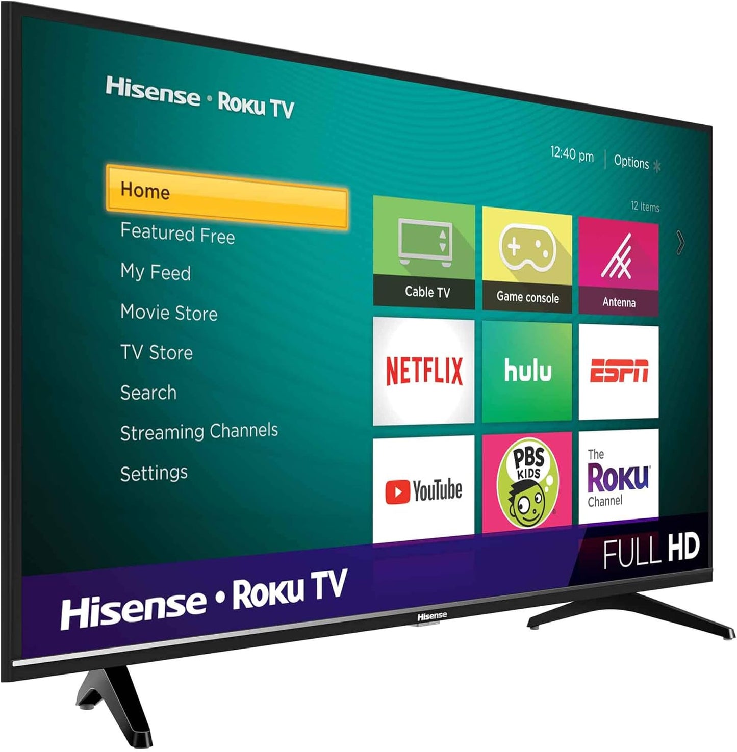 PANTALLA HISENSE 40" ROKU FULL HD SMART 🔥PAGO SEMANAL $140🔥