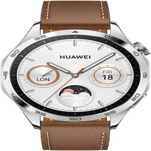 SMARTWATCH HUAWEI GT4 46mm *CORREA DE CUERO EN COLOR CAFÉ* 🔥PAGO SEMANAL $140🔥