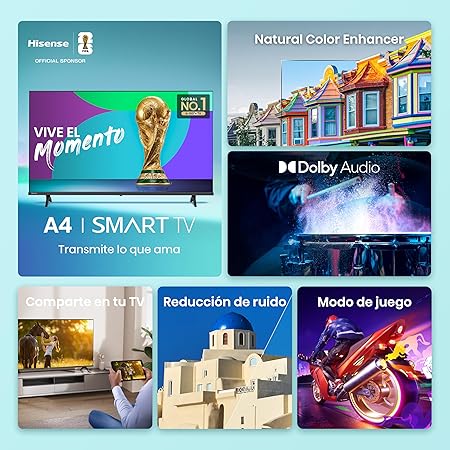 PANTALLA HISENSE 40" LED SMARTV 🔥PAGO SEMANAL $125✨🚛