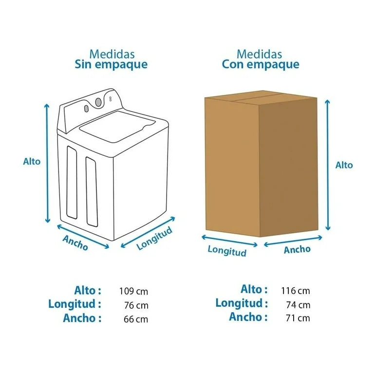 LAVADORA WHIRPOOL 18 KG ✨PAGO SEMANAL $215✨
