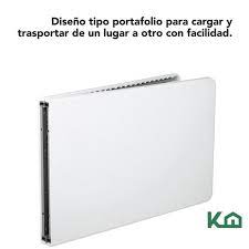 MESA PLEGABLE PORTÁTIL COLOR BLANCO
