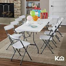 MESA PLEGABLE PORTÁTIL COLOR BLANCO