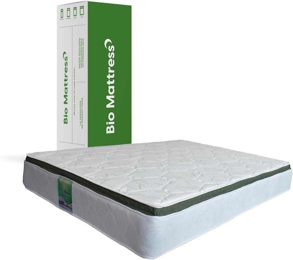 COLCHON INDIVIDUAL BIO MATTRESS MEMORY FOAM EN CAJA