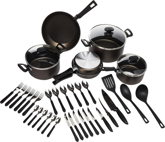 BATERÍA DE COCINA TRAMONTINA DE 38 PIEZAS ✨PAGO SEMANAL $85✨