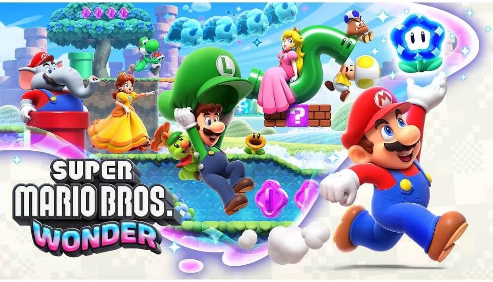 NINTENDO SWITCH OLED SUPER MARIO BROS.WONDER con 3 meses de membresia en linea ✨PAGO SEMANAL $175✨
