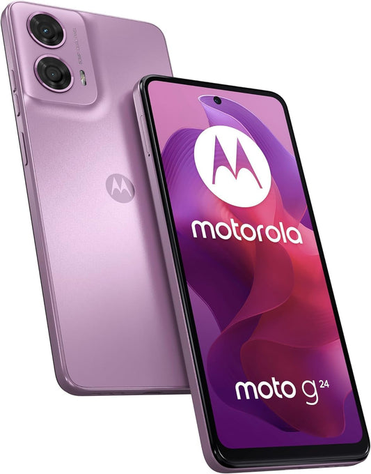 MOTOROLA MOTO G24 4+256GB ROSA ✨PAGO SEMANAL $100✨