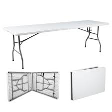 MESA PLEGABLE PORTÁTIL COLOR BLANCO