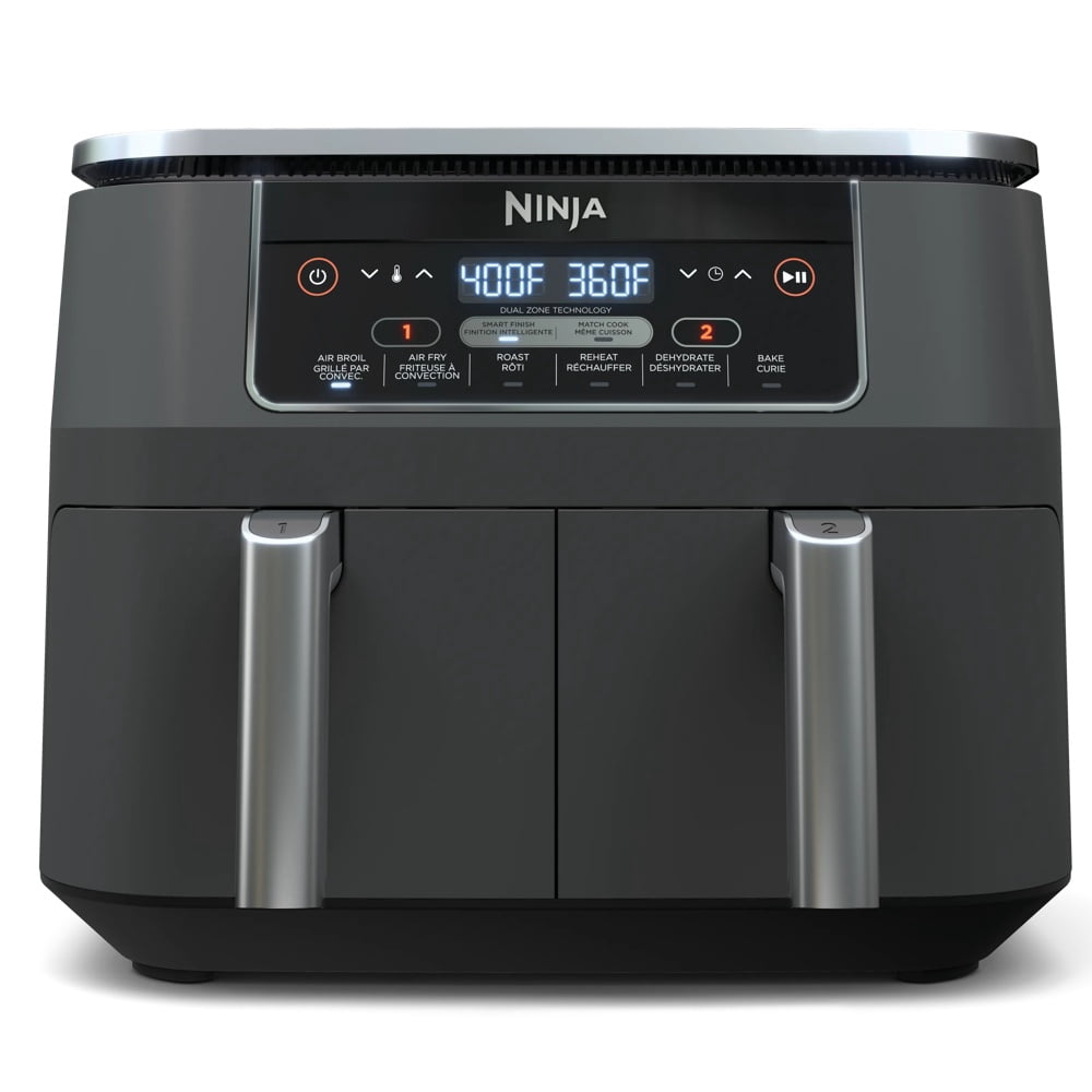 Freidora de Aire Ninja Foodi DualZone 8 Litros Doble Canasta Vista Oficial