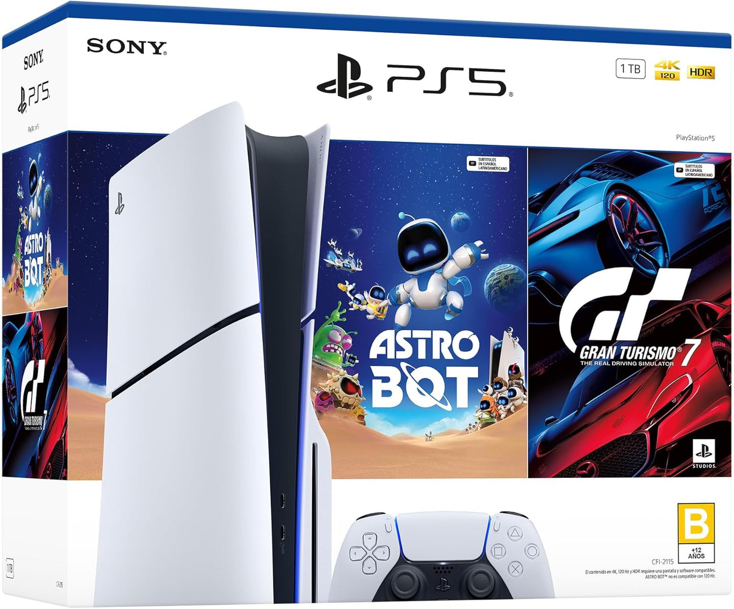 CONSOLA PLAYSTATION 5 CON LECTOR DE DISCOS ASTRO BOT y Gran Turismo 7 ✨PAGO SEMANAL $255✨