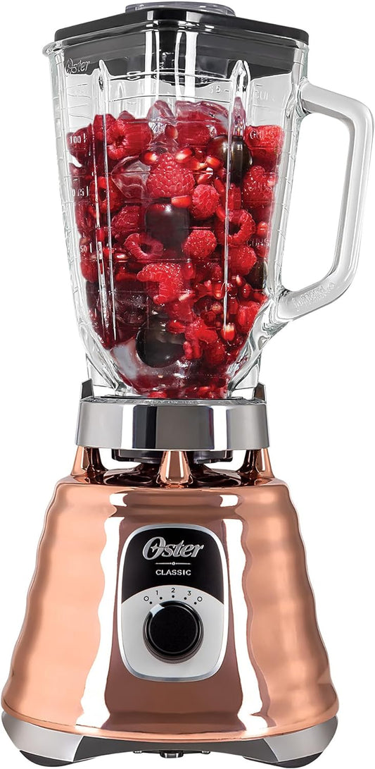 LICUADORA OSTER CLASICA 3 Vel Rosa Cobre ✨PAGO SEMANAL $55✨