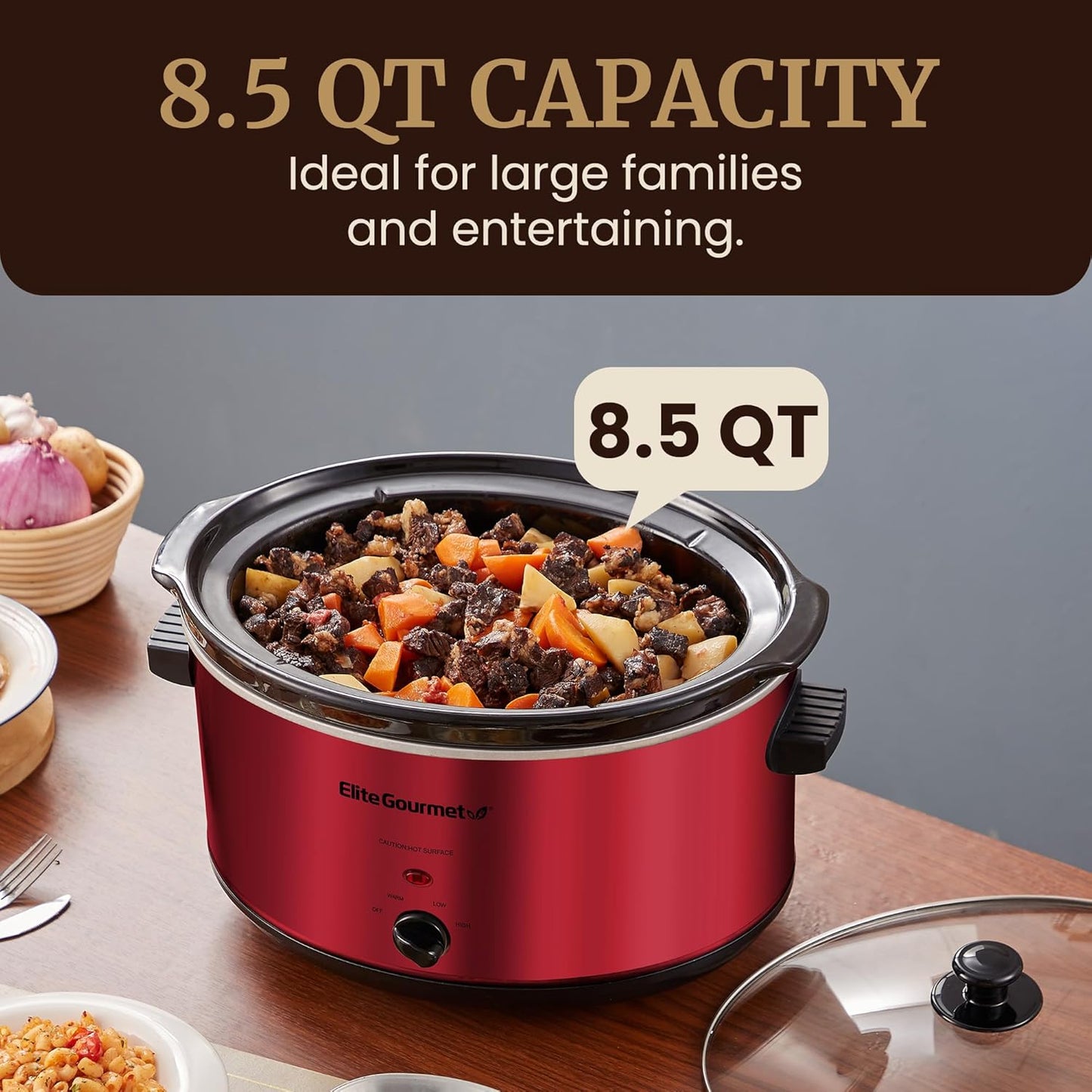 OLLA ELITE GOURMET ELECTRICA  8 QT ✨PAGO SEMANAL $95✨