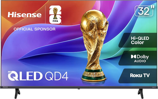 PANTALLA HISENSE 32" SMARTV ROKU 🔥PAGO SEMANAL $140🔥