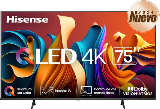 PANTALLA HISENSE 75" 4K SMART TV 🔥PAGO SEMANAL $320