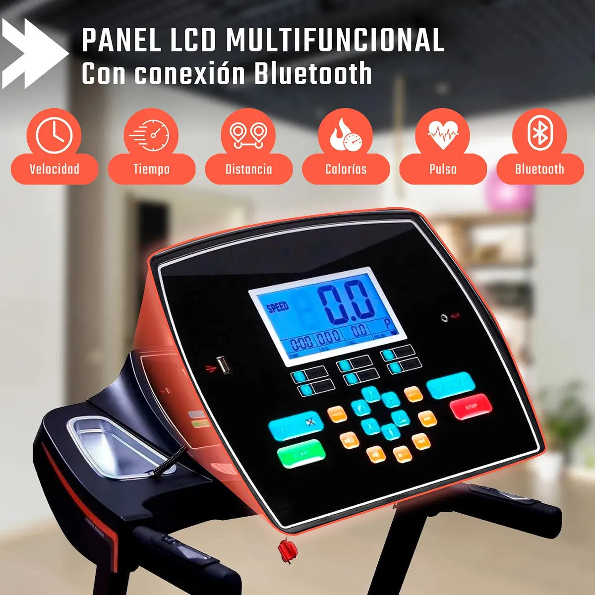 CAMINADORA ELECTRICA CENTURFIT 2.5 HP Velocidad 0.8-14.8 km/h ✨PAGO SEMANAL $260✨